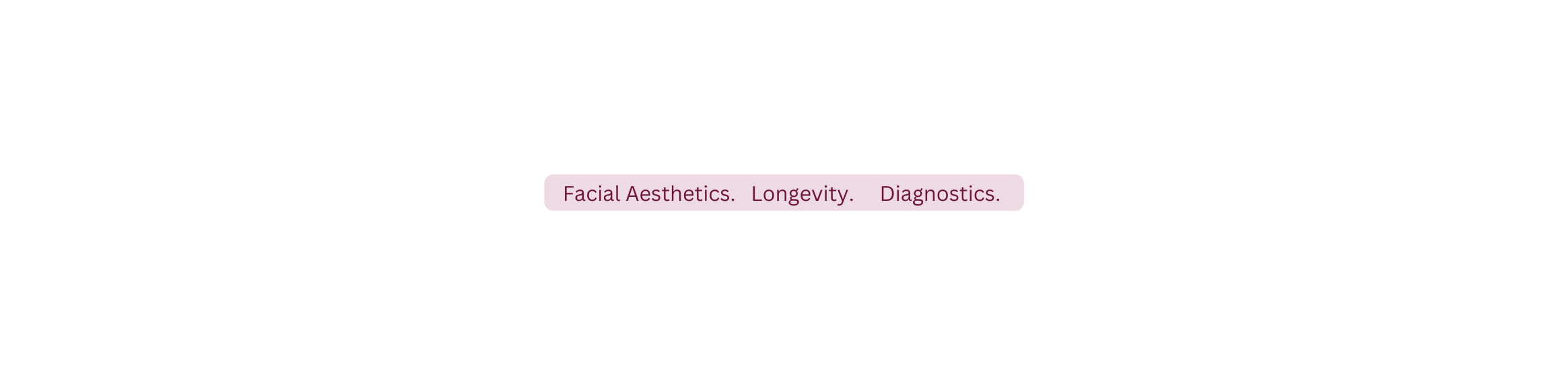 Facial Aesthetics Longevity Diagnostics